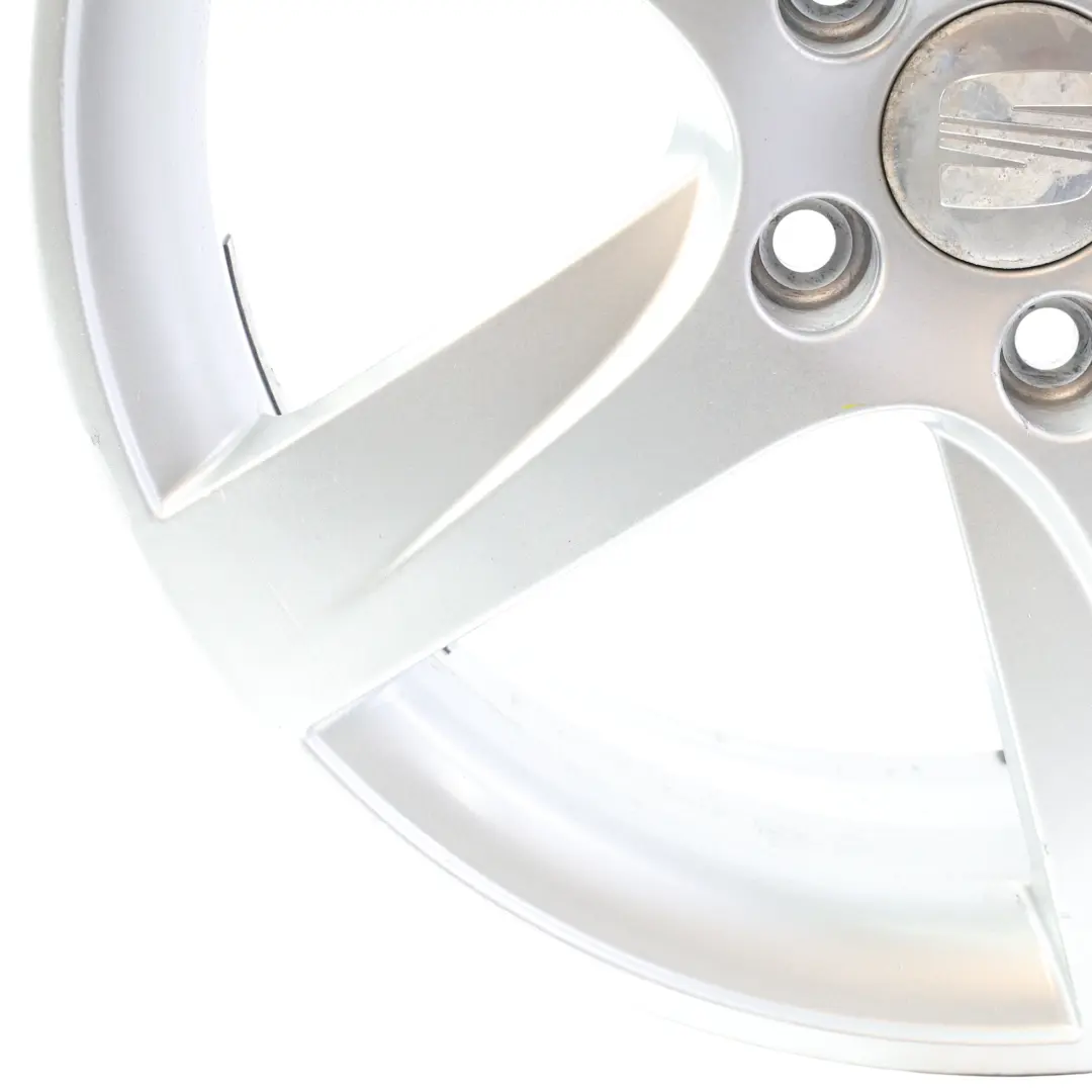 Seat Leon Mk2 1P Toledo Altea Srebrna Felga Alu 17" 7J ET:54 - SKU 1P0601025M-2 - Numer Części 1P0601025M