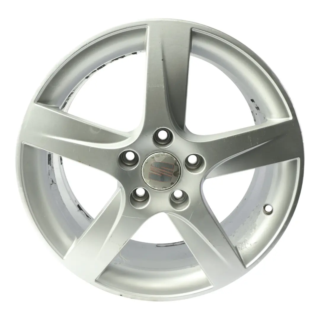 Mk2 1P Toledo Altea Plata Llanta Aleación 17" 7J ET:54 para Seat Leon con número de pieza 1P0601025M Seat Leon Mk2 1P Toledo Altea Plata Llanta Aleación 17" 7J ET:54 - SKU 1P0601025M-SL3 - Número de pieza 1P0601025M