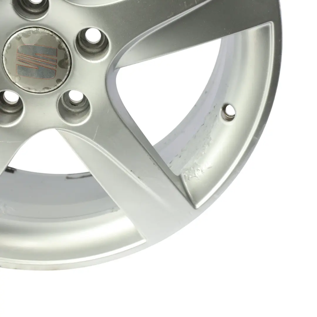 Mk2 1P Toledo Altea Silver Wheel Alloy 17" 7J ET:54 to Seat Leon with Part number 1P0601025M Seat Leon Mk2 1P Toledo Altea Silver Wheel Alloy 17" 7J ET:54 - SKU 1P0601025M-SL3 - Part number 1P0601025M