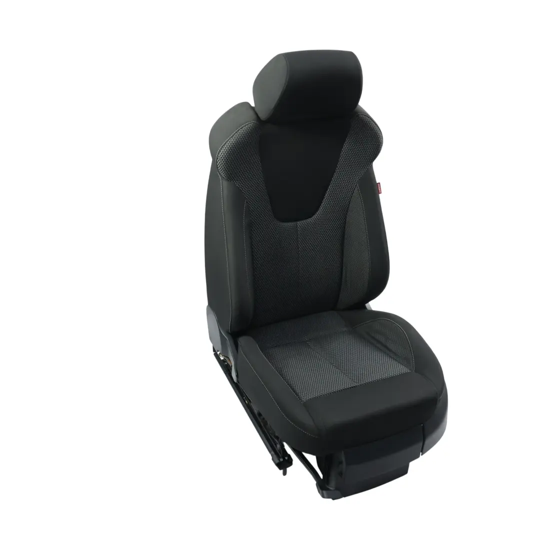 Seat Leon Mk2 1P Fotel Sportowy Lewy Przód Materiał Czarny Srebrny Szary - SKU 1P0881805BK-1 - Numer Części 1P0881805BK