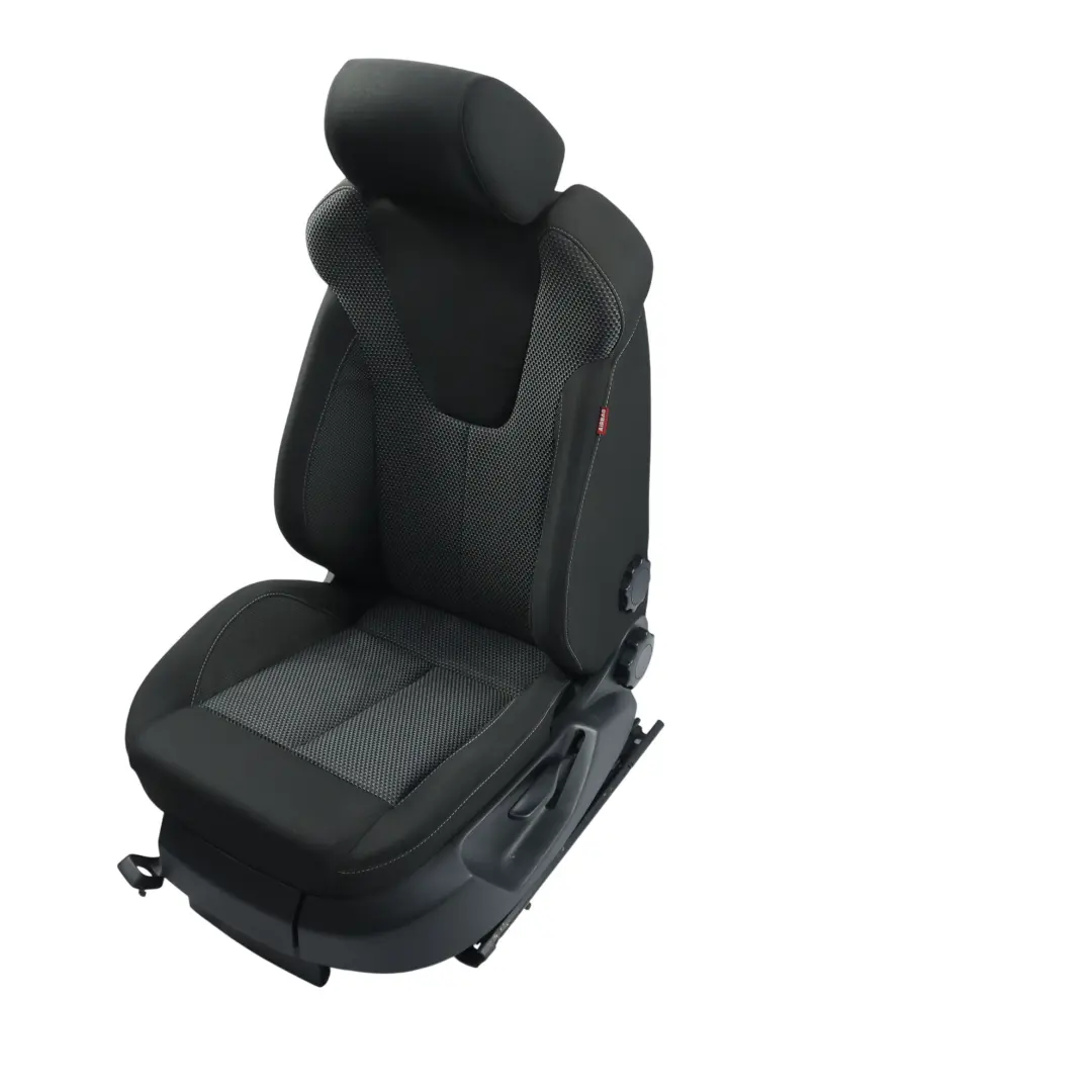 Mk2 1P 5P Asiento Deportivo Delantero Izquierdo Tela Negro Plata Gris para Seat Leon con número de pieza 1P0881805BK Seat Leon Mk2 1P 5P Asiento Deportivo Delantero Izquierdo Tela Negro Plata Gris - SKU 1P0881805BK-1 - Número de pieza 1P0881805BK