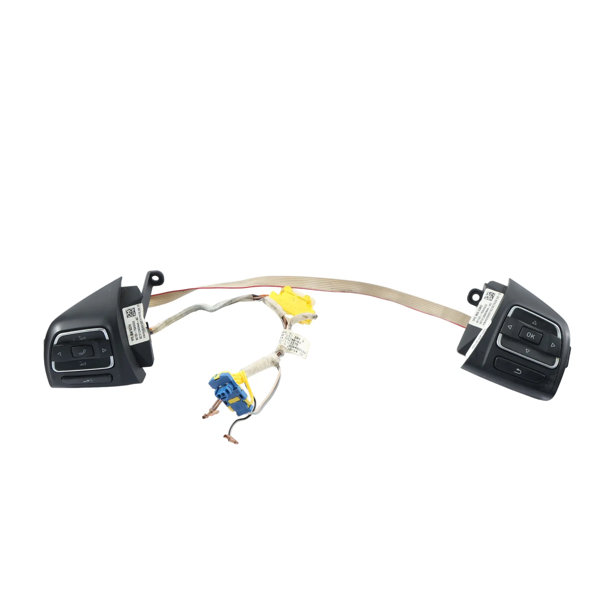 Seat Leon Mk2 Steering Wheel Multifunction Switch Set 1P0959538D 1P0959537H