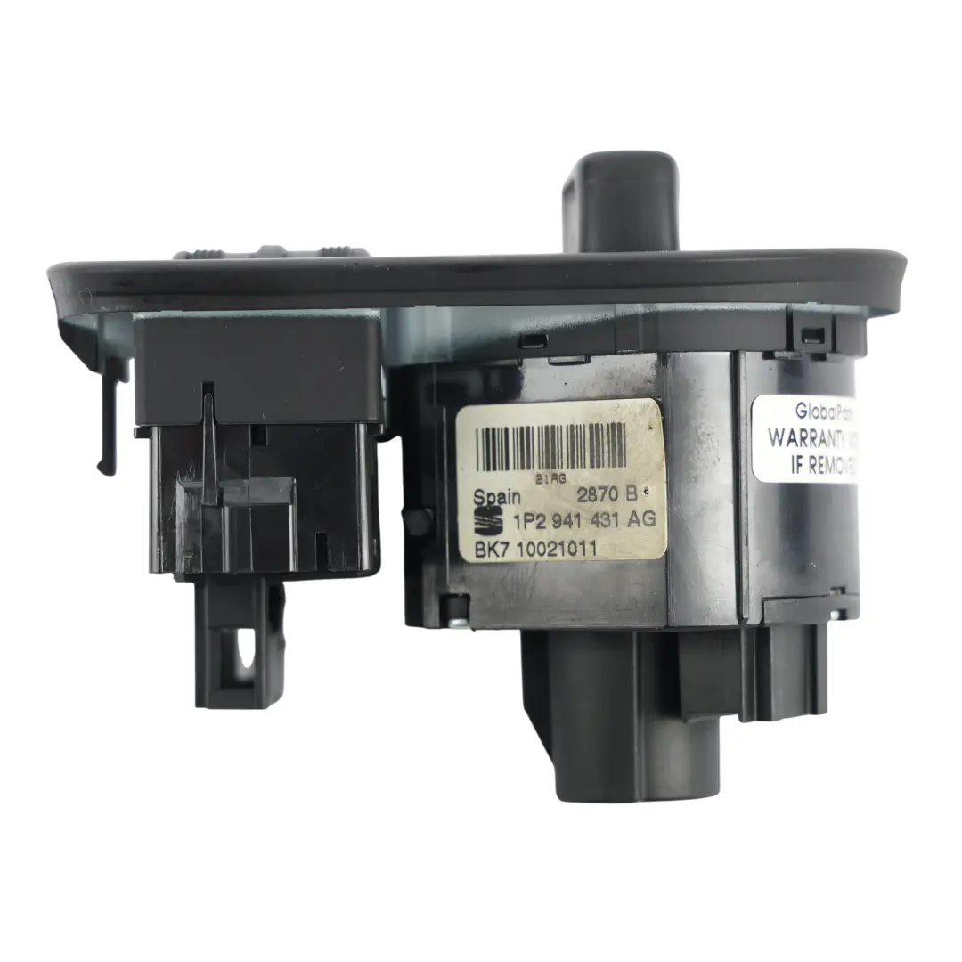 Mk2 1P Interruttore Luci Fari Unità Controllo Pannello per Seat Leon con numero di parte 1P2941431AG Seat Leon Mk2 1P Interruttore Luci Fari Unità Controllo Pannello - SKU 1P2941431AG-1 - Numero di parte 1P2941431AG