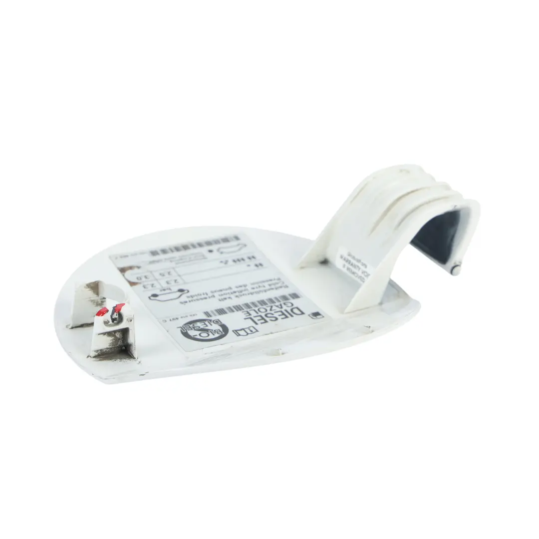 Volkswagen Golf 5K Tapa Depósito Combustible Blanco Candy B9A - SKU 1Q0809857-CWH - Número de pieza 1Q0809857