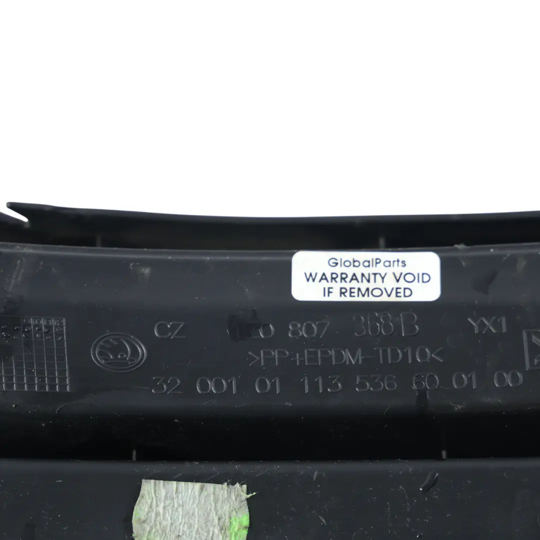 Mk2 1Z Stoßstange Vorne Gitter Zierblende Rechts für Skoda Octavia mit Teilenummer 1Z0807368B Skoda Octavia Mk2 1Z Stoßstange Vorne Gitter Zierblende Rechts - SKU 1Z0807368B - Teilenummer 1Z0807368B