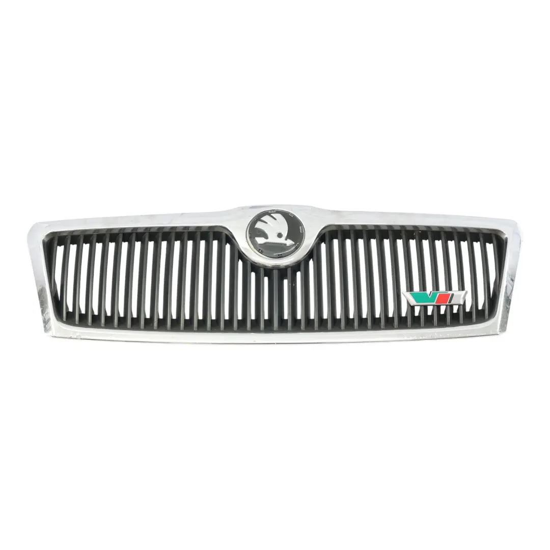 Rejilla Central Superior Delantera Radiador Moldura para Skoda Octavia II con número de pieza 1Z0853668 Skoda Octavia II Rejilla Central Superior Delantera Radiador Moldura - SKU 1Z0853668-2 - Número de pieza 1Z0853668