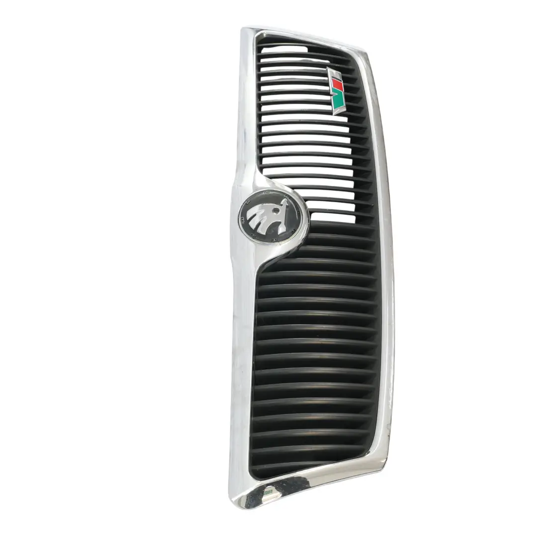 Skoda Octavia II Griglia Radiatore Anteriore Centrale Superiore Cover - SKU 1Z0853668-2 - Numero di parte 1Z0853668