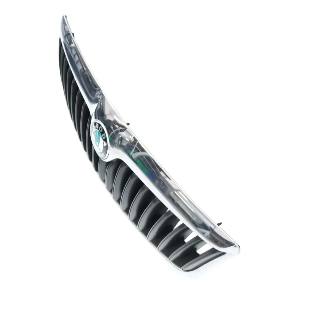 Mk2 Hood Bonnet Radiator Front Grille Trim Panel Chrome to Skoda Octavia with Part number 1Z0853651C Skoda Octavia Mk2 Hood Bonnet Radiator Front Grille Trim Panel Chrome - SKU 1Z0853651C-1 - Part number 1Z0853651C