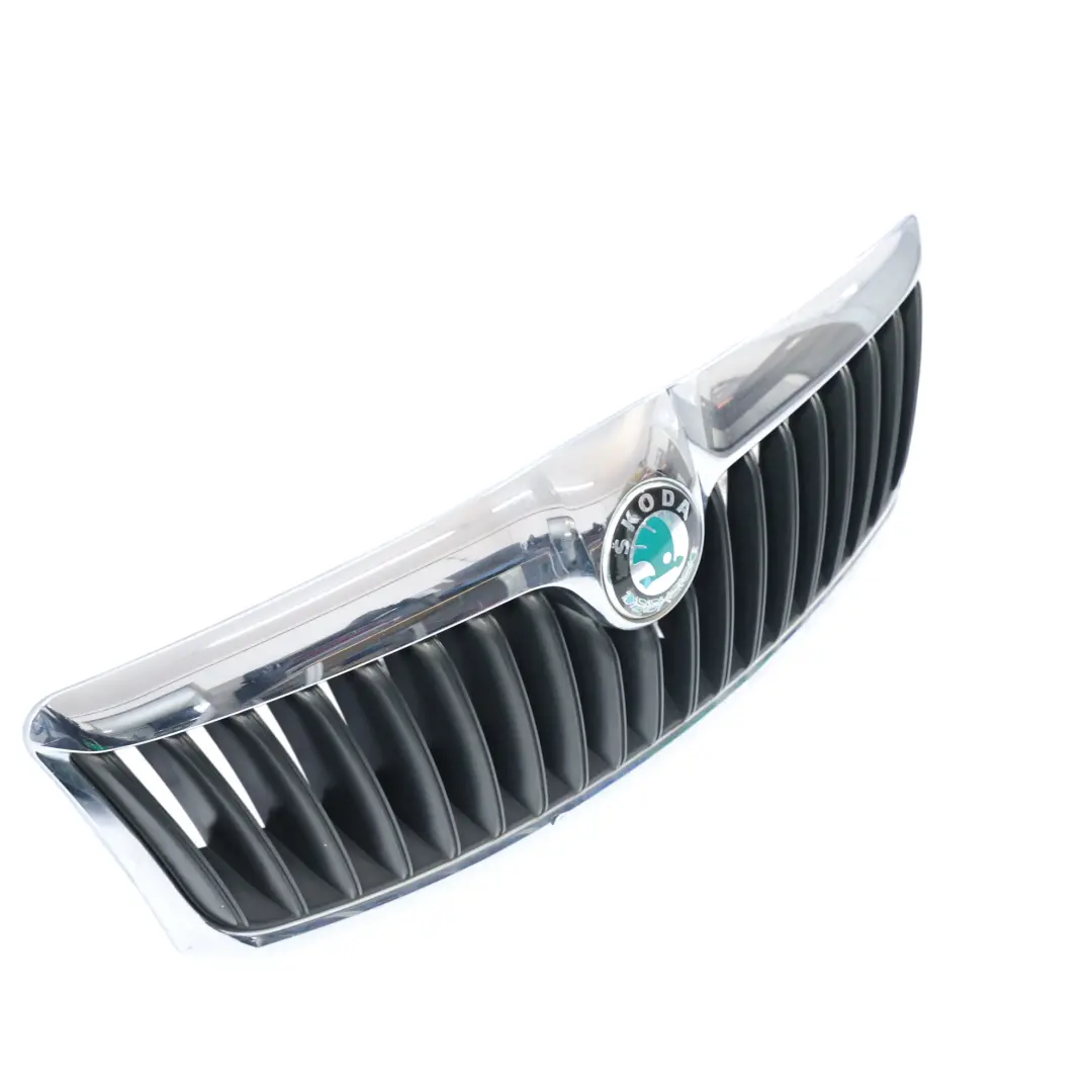 Mk2 Hood Bonnet Radiator Front Grille Trim Panel Chrome to Skoda Octavia with Part number 1Z0853651C Skoda Octavia Mk2 Hood Bonnet Radiator Front Grille Trim Panel Chrome - SKU 1Z0853651C-1 - Part number 1Z0853651C