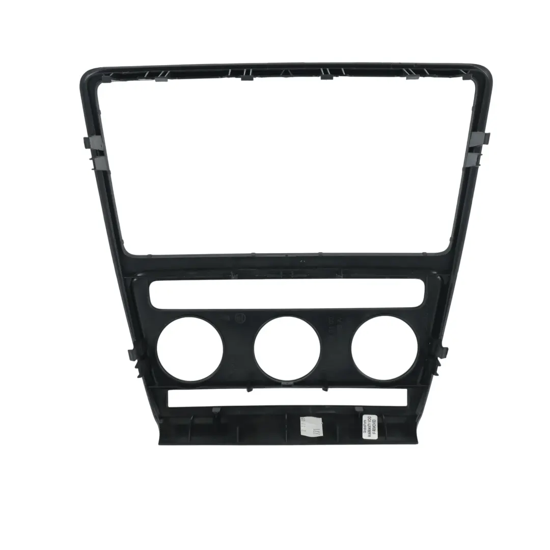 Skoda Octavia Mk2 1Z Radio Heater Control Surround Trim Panel A - SKU 1Z0858069A-1 - Part number 1Z0858069A
