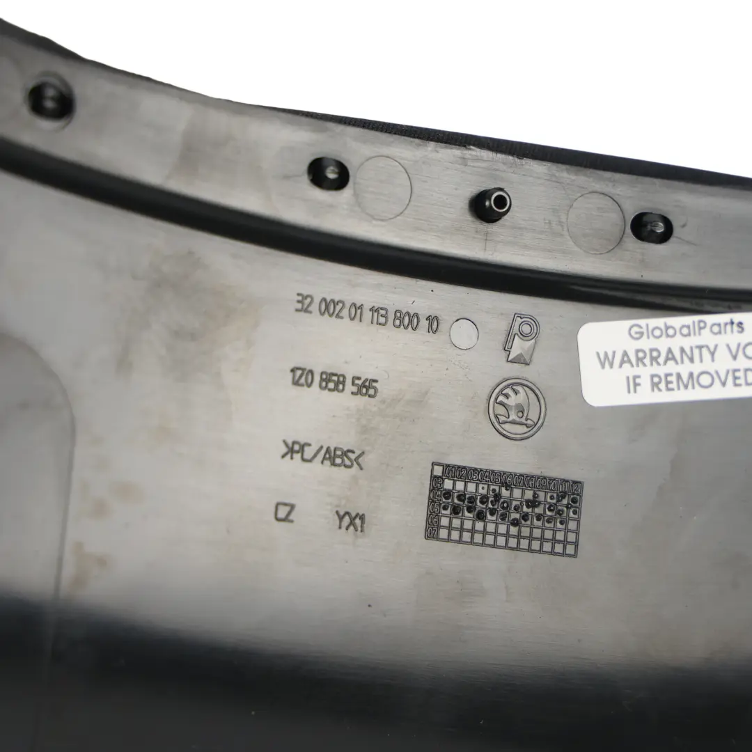Skoda Octavia Mk2 1Z Upper Top Steering Column Cover Trim Panel - SKU 1Z0858565 - Part number 1Z0858565