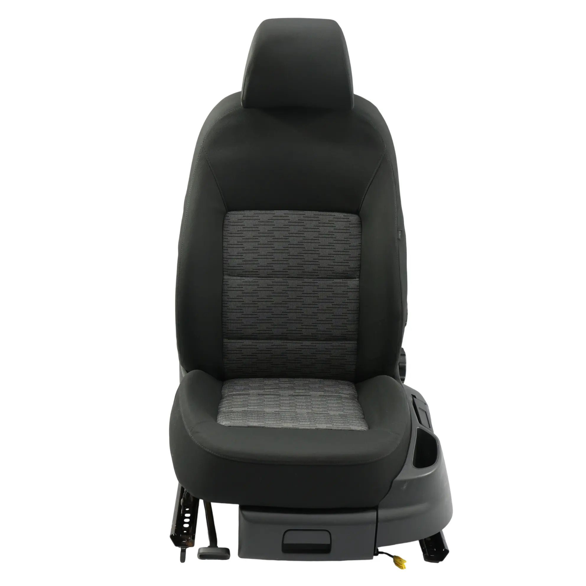 Skoda Octavia Mk2 Asiento Delantero Interior Izquierdo Tela Ambiente Negro