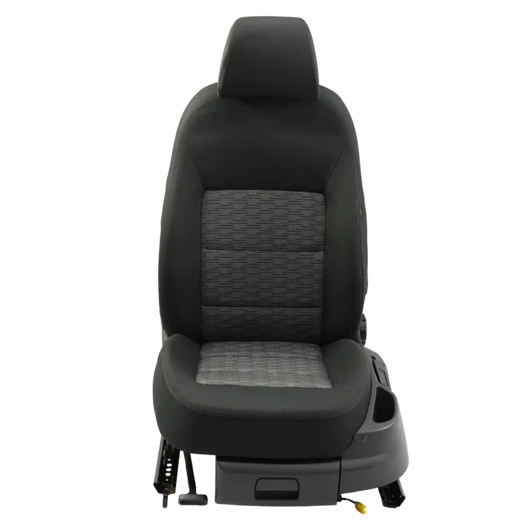 Skoda Octavia Mk2 Fotel Lewy Przedni Materiał Ambiente Czarny - SKU 1Z0881805QP-1 - Numer Części 1Z0881805QP