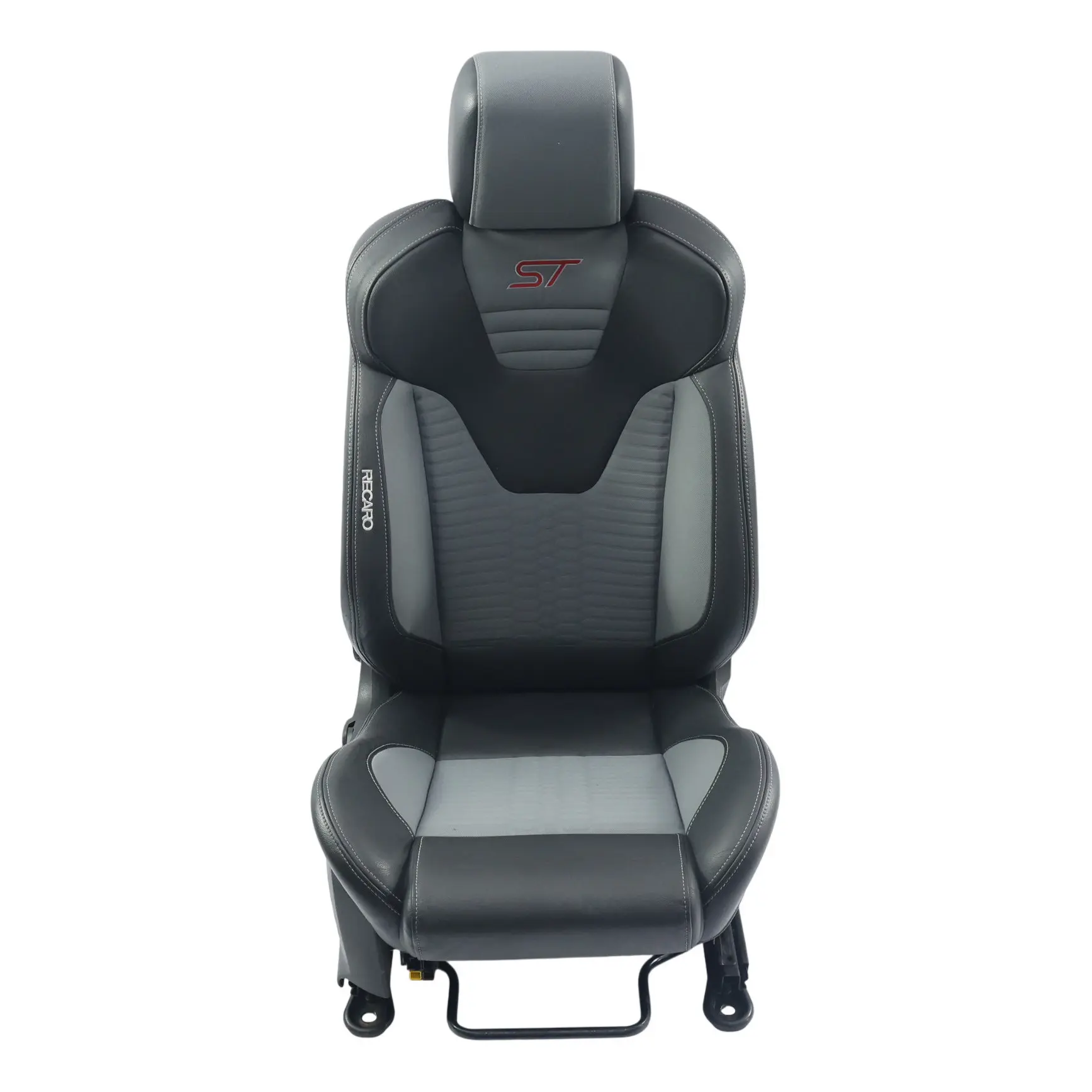 Ford Fiesta Mk7 ST Recaro Asiento Delantero Calefactado Derecho Tela Cuero Negro
