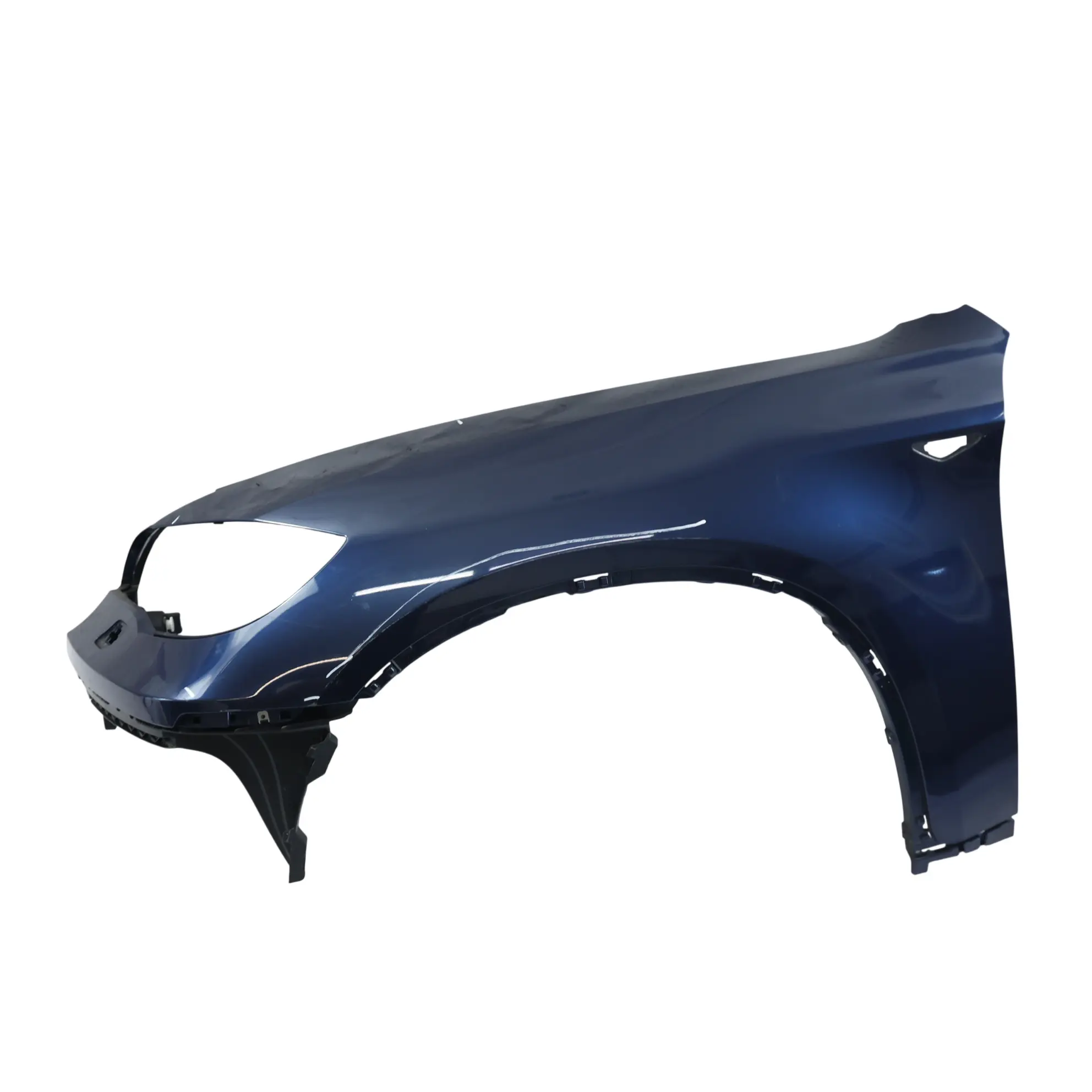 BMW X6 E71 Side Wing Panel Front Left N/S Fender Tiefseeblau Blue Metallic - A76