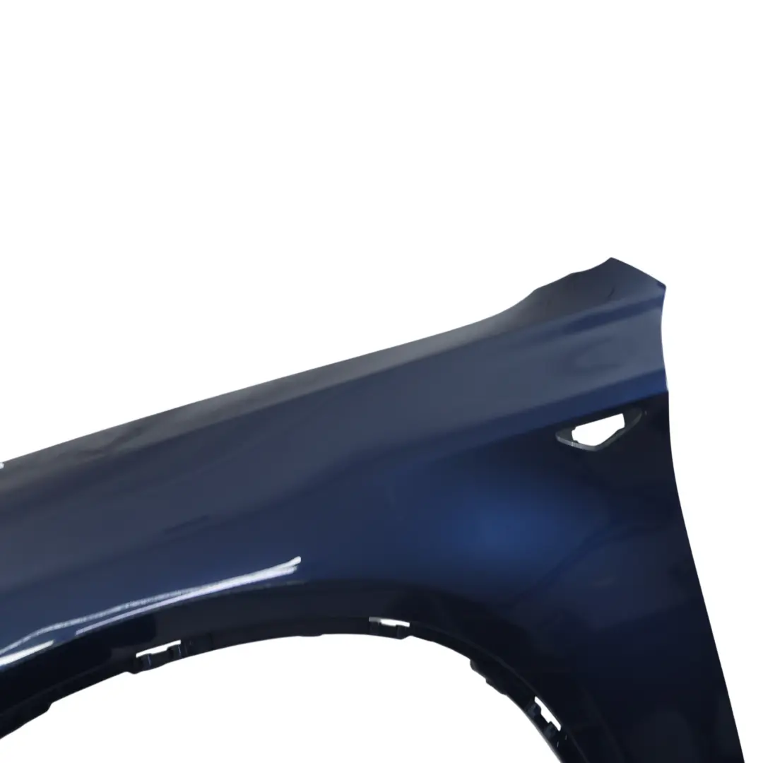 Side Wing Panel Front Left N/S Fender Tiefseeblau Blue Metallic - A76 to BMW X6 E71 with Part number 2147591 BMW X6 E71 Side Wing Panel Front Left N/S Fender Tiefseeblau Blue Metallic - A76 - SKU 2147591-DSB - Part number 2147591