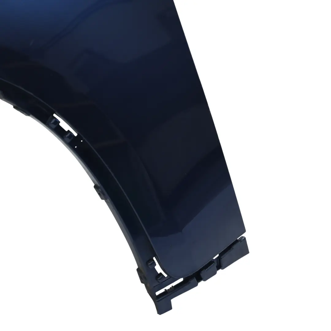 BMW X6 E71 Side Wing Panel Front Left N/S Fender Tiefseeblau Blue Metallic - A76 - SKU 2147591-DSB - Part number 2147591