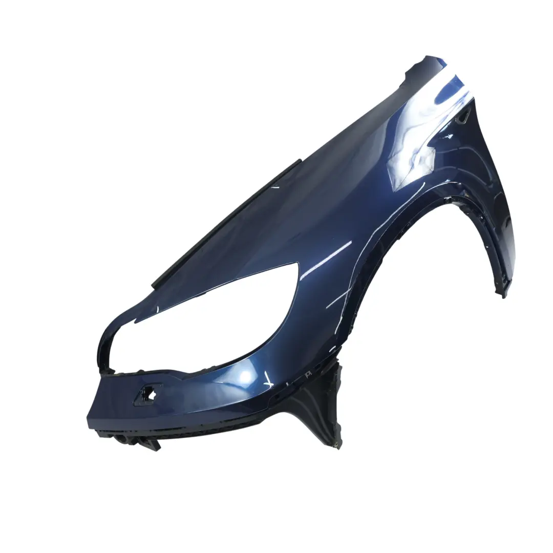 BMW X6 E71 Side Wing Panel Front Left N/S Fender Tiefseeblau Blue Metallic - A76 - SKU 2147591-DSB - Part number 2147591
