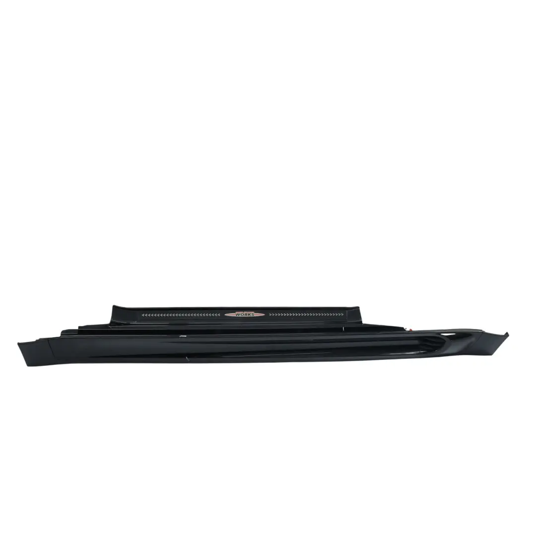 Mini R56 R57 Side Skirt JCW Door Sill Trim Left N/S Midnight Black Metallic A94 - SKU 2156417-MNB1 - Part number 2156417