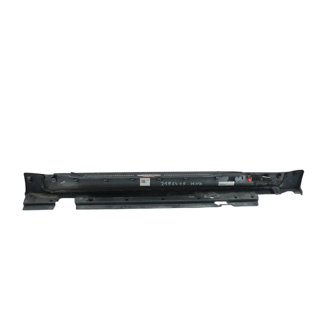 Sill Skirt Side Trim Right Door O/S Midnight Black - A94 to Mini R56 R57 JCW with Part number 2156418 Mini R56 R57 JCW Sill Skirt Side Trim Right Door O/S Midnight Black - A94 - SKU 2156418-MNB - Part number 2156418
