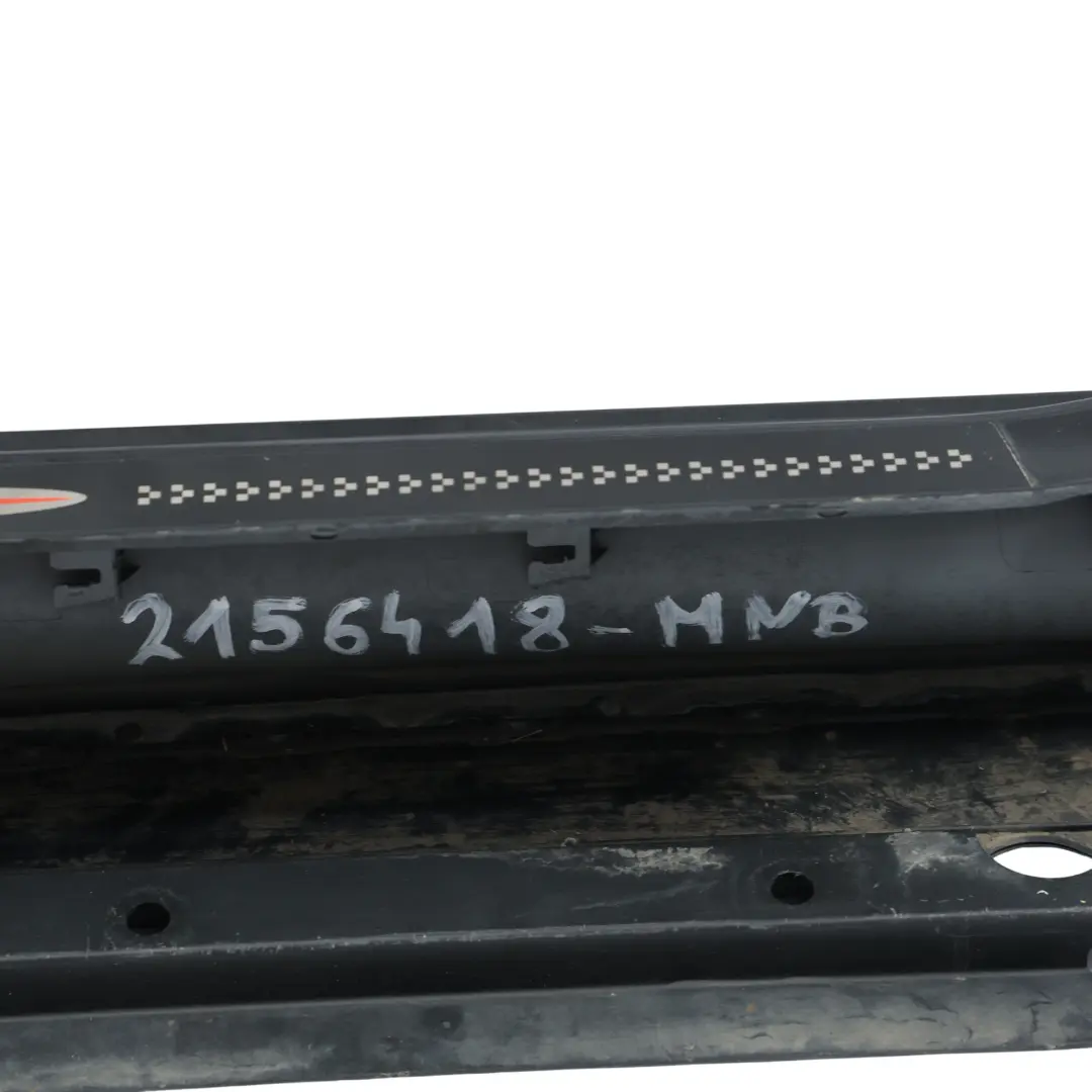 Mini R56 R57 JCW Sill Skirt Side Trim Right Door O/S Midnight Black - A94 - SKU 2156418-MNB - Part number 2156418