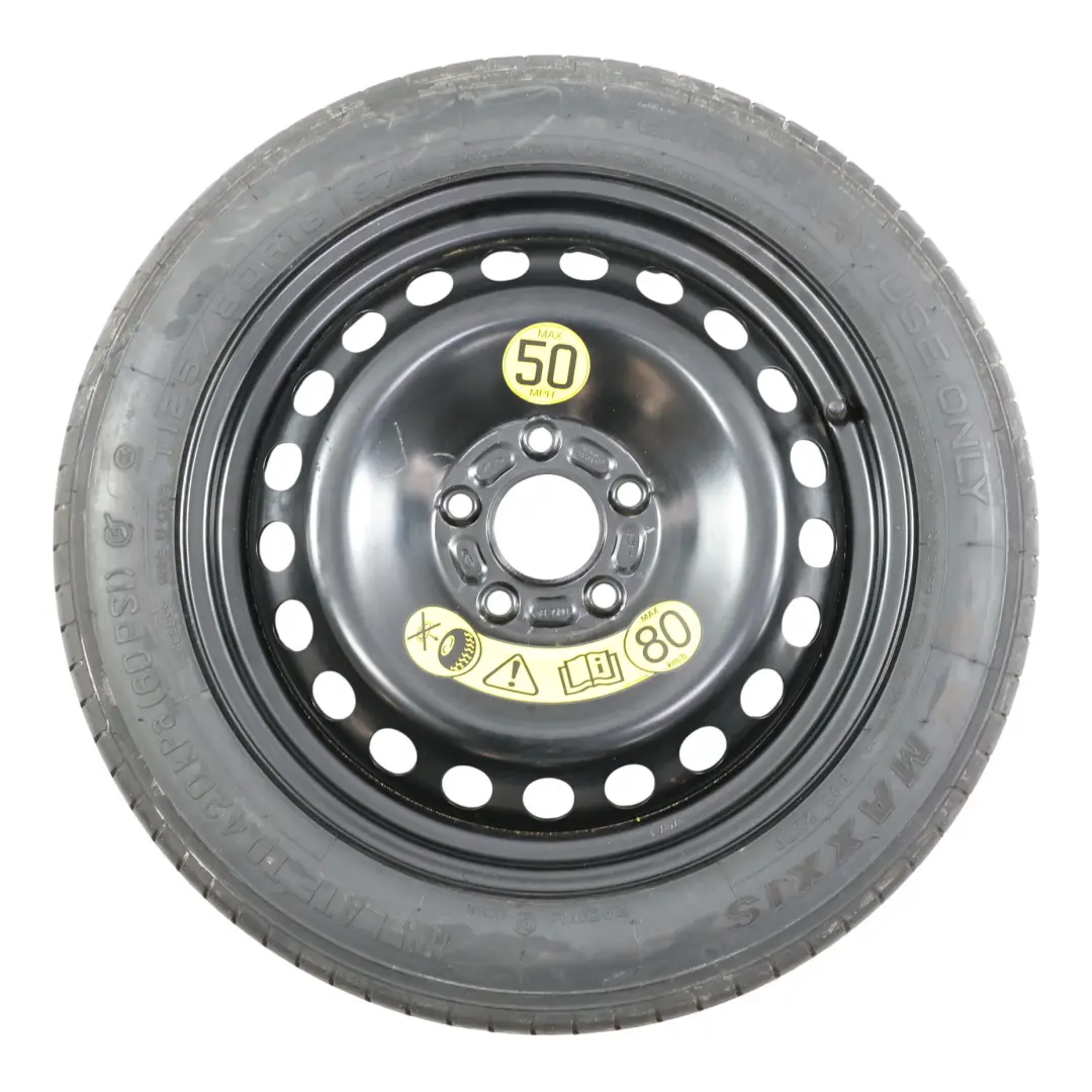 Ford Focus Mk3 Steel Spare Wheel Space Saver Maxxis Tyre 16" 125/90 - SKU 2160848-2 - Part number 2160848