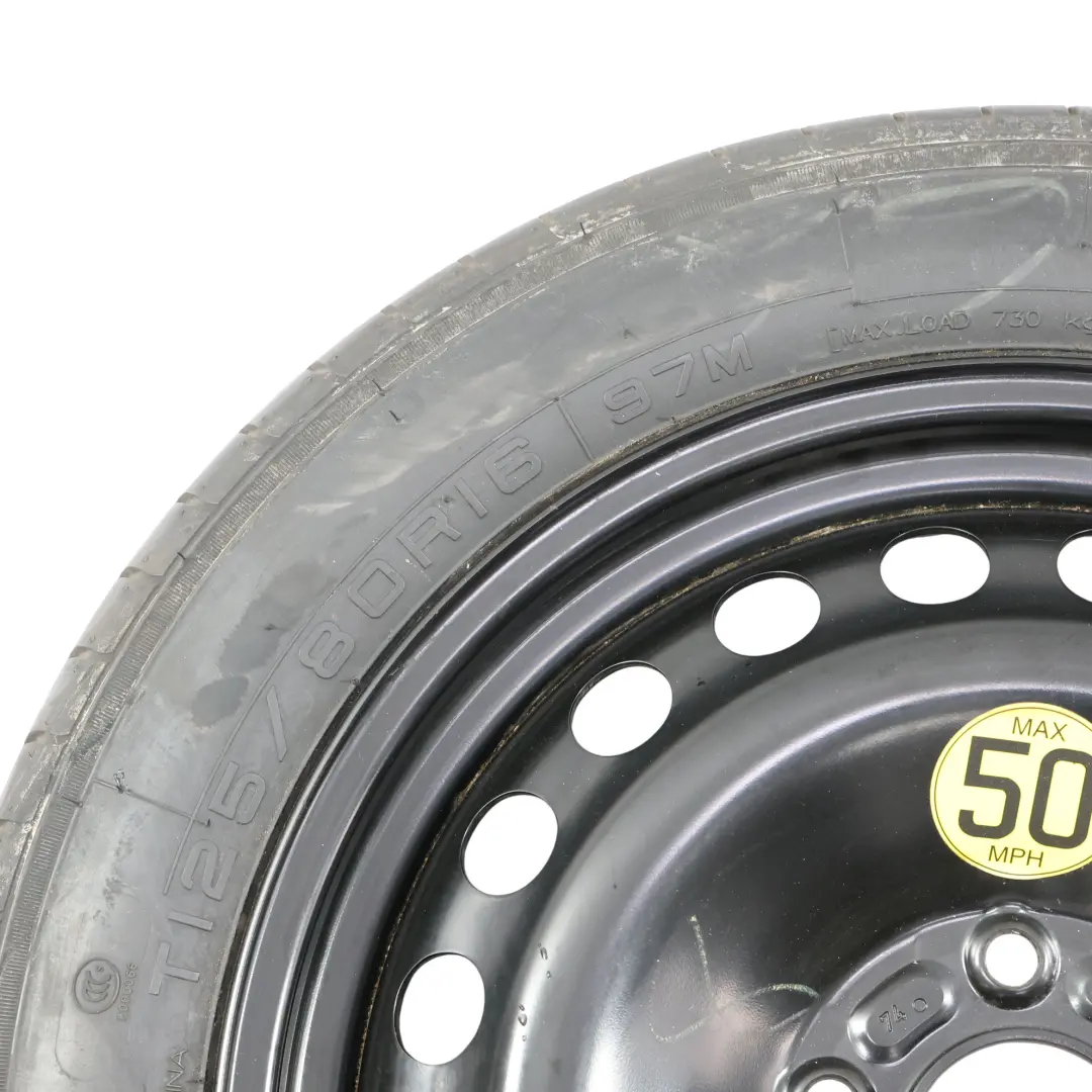 Mk3 Rueda Repuesto Acero Maxxis Neumático 16" 125/90 para Ford Focus con número de pieza 2160848 Ford Focus Mk3 Rueda Repuesto Acero Maxxis Neumático 16" 125/90 - SKU 2160848-2 - Número de pieza 2160848