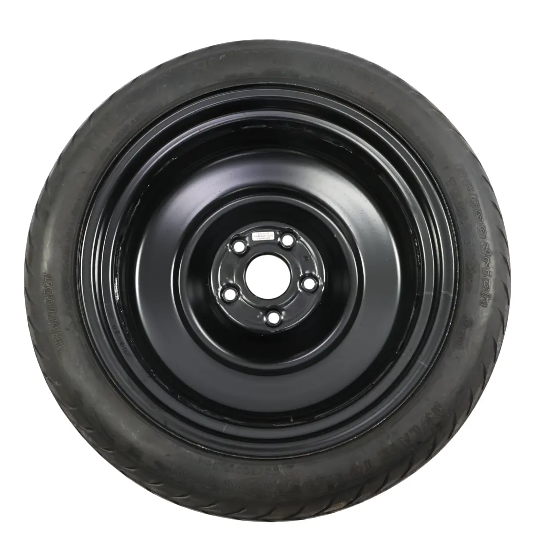 Mk1 Space Saver Spare Wheel 17" BFGoodrich 125/70 to Toyota Auris with Part number 2170602 Toyota Auris Mk1 Space Saver Spare Wheel 17" BFGoodrich 125/70 - SKU 2170602 - Part number 2170602