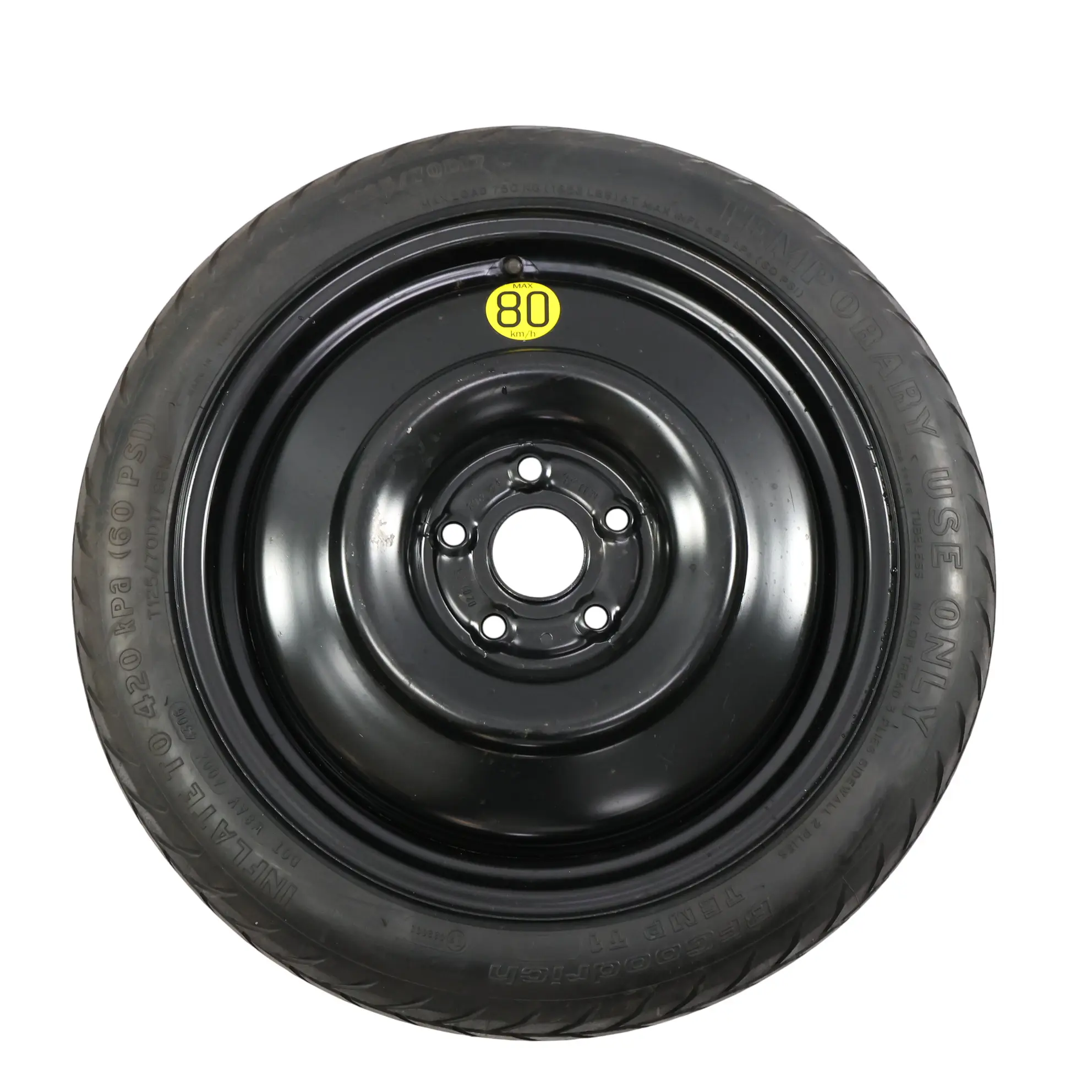 Toyota Auris Mk1 Space Saver Spare Wheel 17" BFGoodrich 125/70 2170602