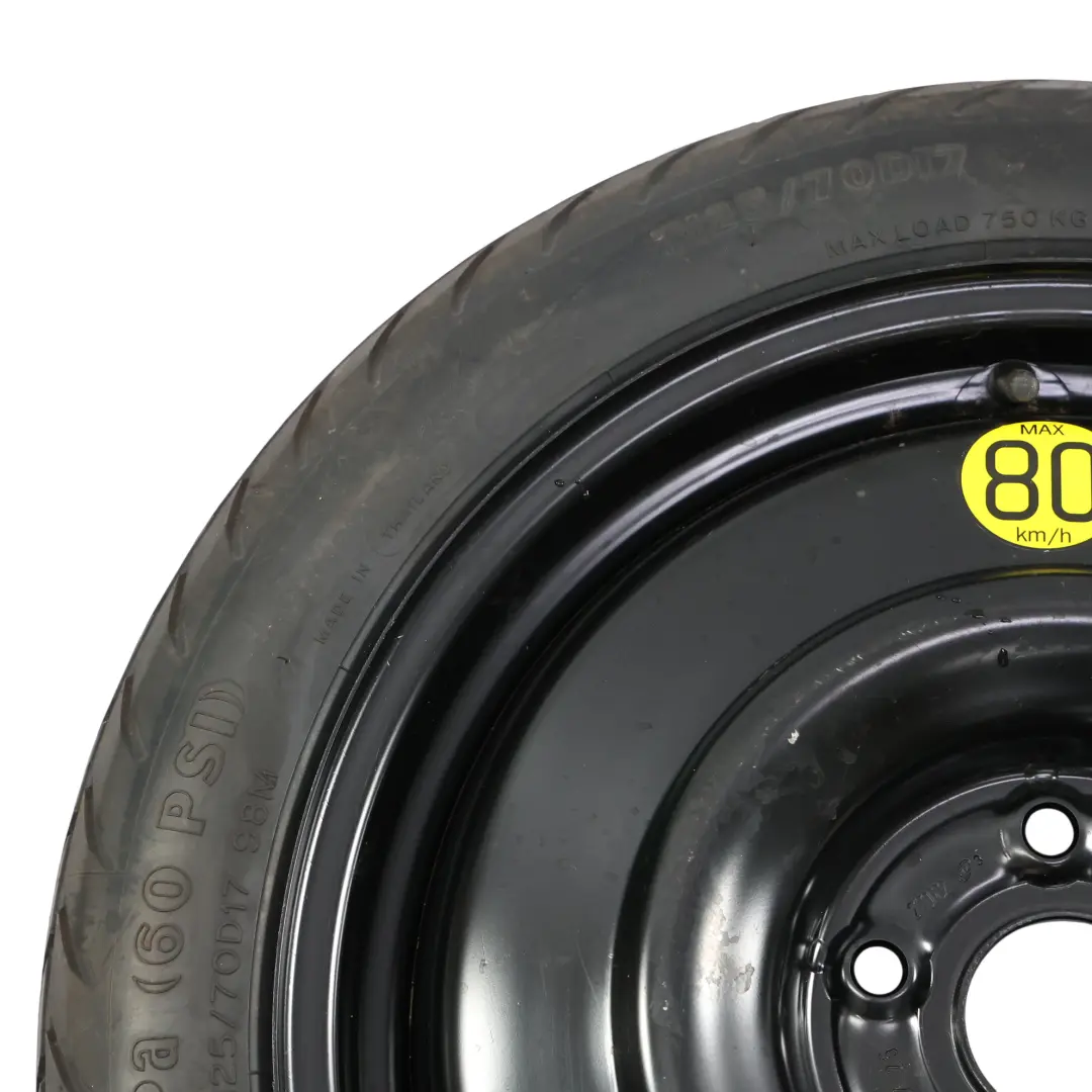 Toyota Auris Mk1 Rueda Repuesto Emergencia 17" BFGoodrich 125/70 - SKU 2170602 - Número de pieza 2170602