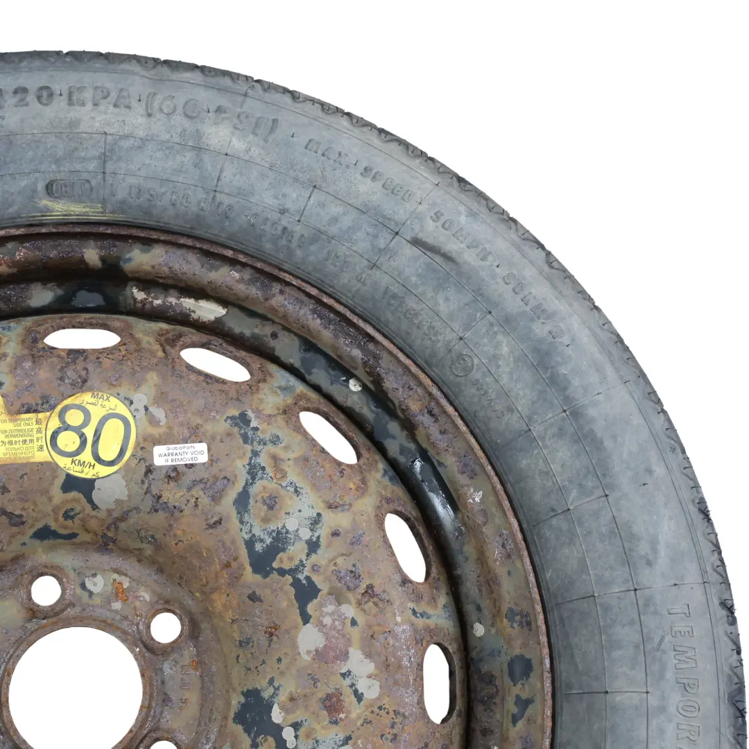 Saver Spare Wheel 175/80 R19 122M to Land Rover Discovery 4 L319 Space with Part number 2190800 Land Rover Discovery 4 L319 Space Saver Spare Wheel 175/80 R19 122M - SKU 2190800-1 - Part number 2190800
