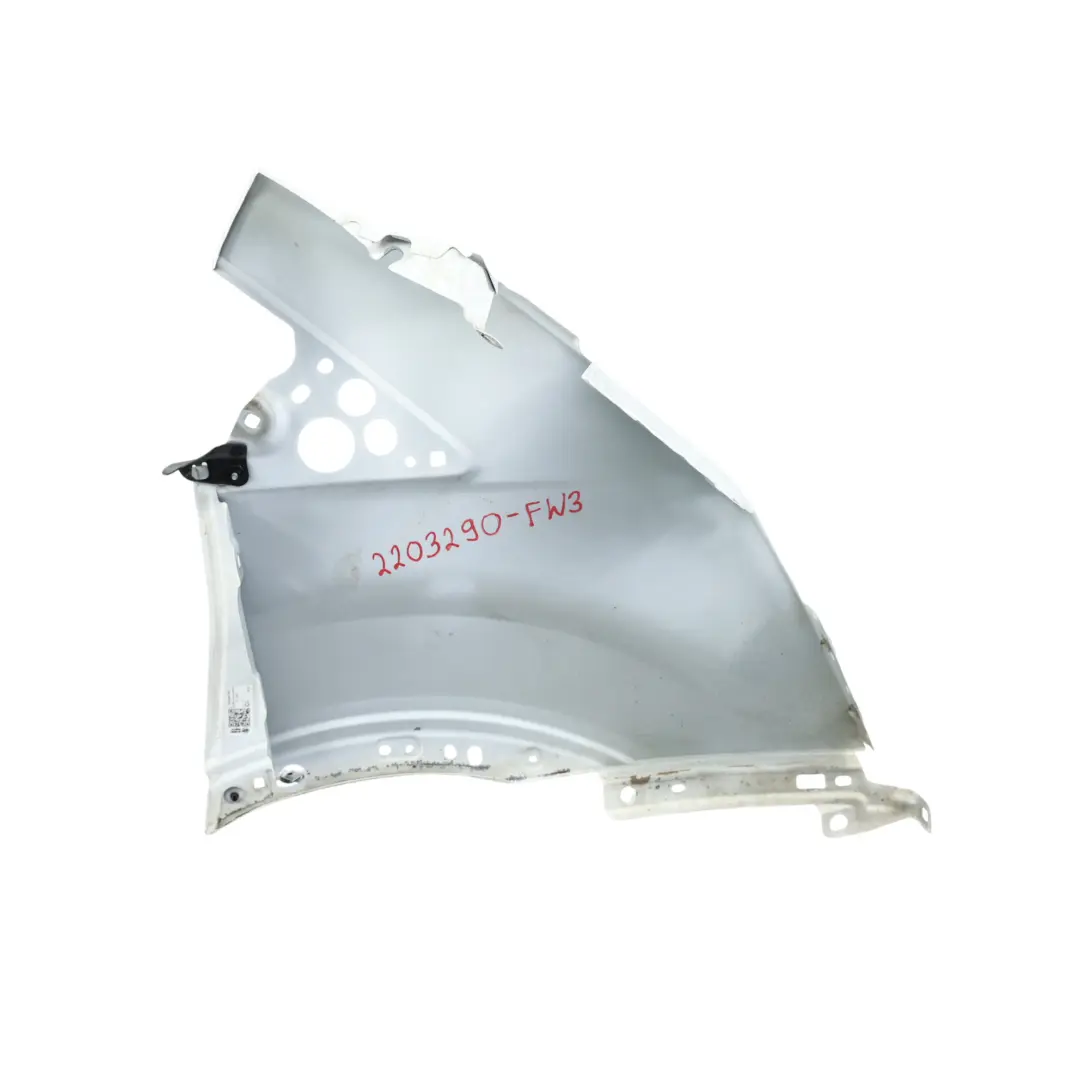 Mk8 Aleta Delantera Izquierda Blanco Frozen Z2 para Ford Transit con número de pieza 2203290 Ford Transit Mk8 Aleta Delantera Izquierda Blanco Frozen Z2 - SKU 2203290-FW3 - Número de pieza 2203290