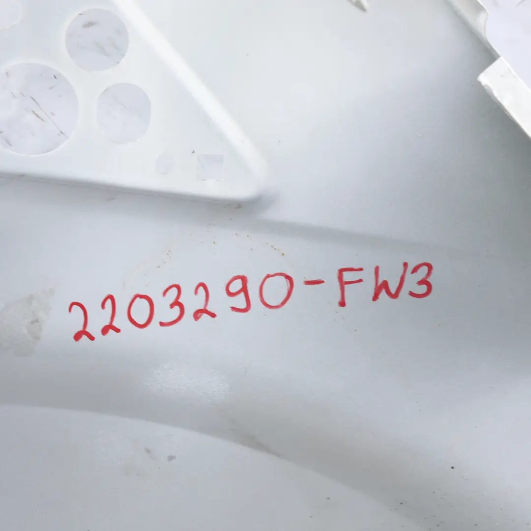 Mk8 Aile Avant Gauche Blanc Gelé Z2 pour Ford Transit à propos du numéro de pièce 2203290 Ford Transit Mk8 Aile Avant Gauche Blanc Gelé Z2 - SKU 2203290-FW3 - Numéro de pièce 2203290