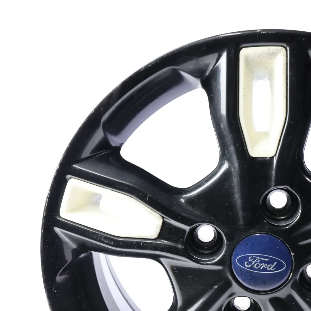 Ford Fiesta Mk7 Alloy Wheel Rim Black 15" 6J ET:47,5 E1BJ-1007-CA - SKU 2237414-BLK2 - Part number 2237414