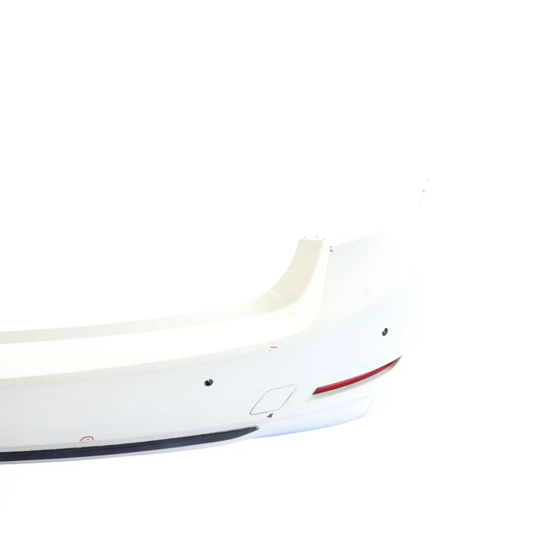 Bumper Trim Panel PDC Covering Alpinweiss Alpine White 3 - 300 to BMW F30 Rear with Part number 2239993 BMW F30 Rear Bumper Trim Panel PDC Covering Alpinweiss Alpine White 3 - 300 - SKU 2239993-AW - Part number 2239993