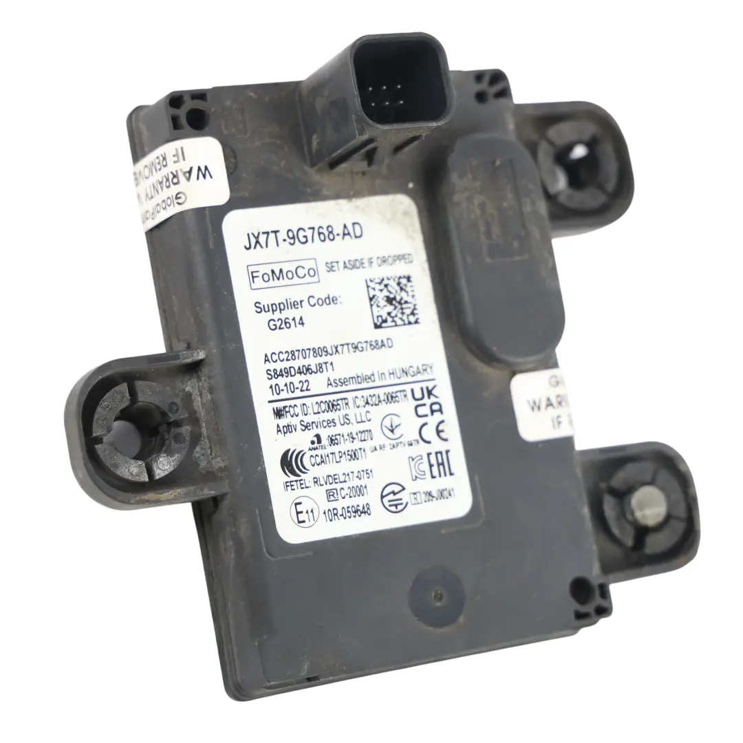 Ford Transit Connect Mk2 Transit Custom Radar Sensor Module ECU JX7T-9G768-AD - SKU 2369174 - Part number 2369174