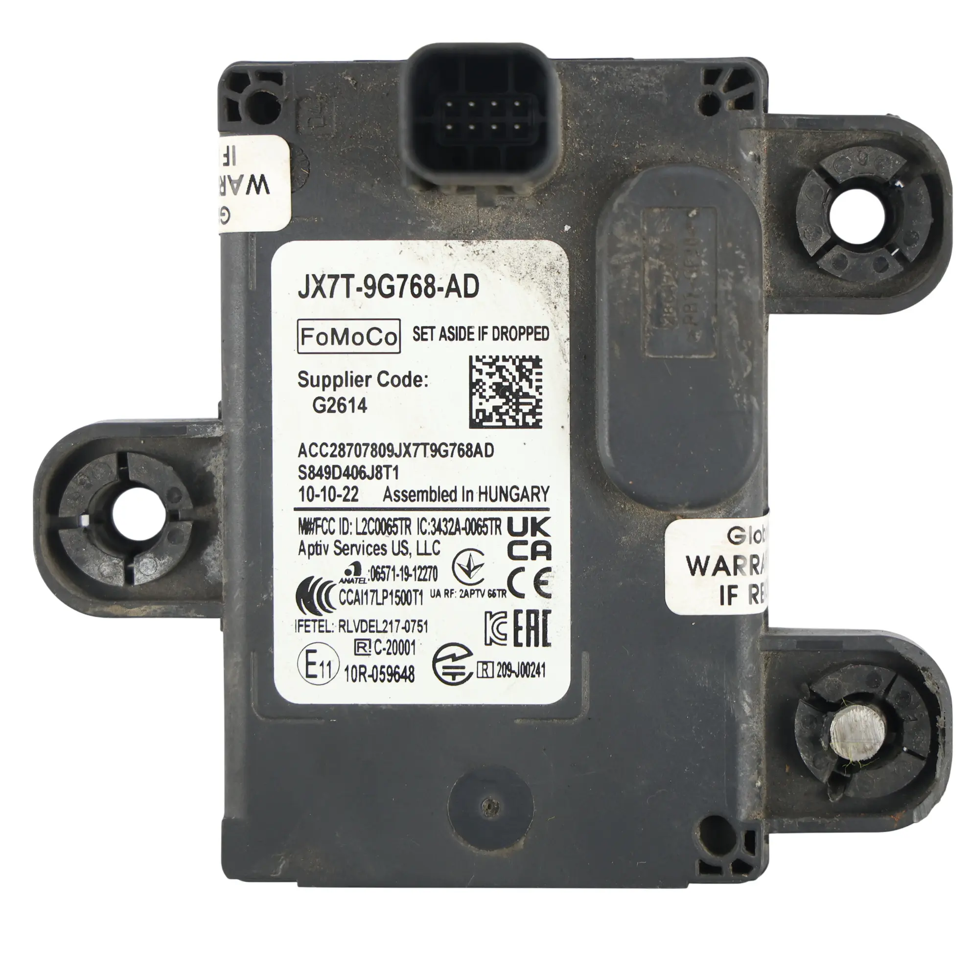 Ford Transit Connect Mk2 Transit Custom Radar Sensor Module ECU JX7T-9G768-AD