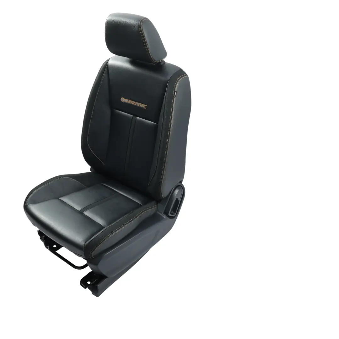 Mk6 Front Seat Left N/S Cloth Leather Mettle Ebony Black to Ford Ranger Wildtrak with Part number 2398726 Ford Ranger Wildtrak Mk6 Front Seat Left N/S Cloth Leather Mettle Ebony Black - SKU RHD-2398726 - Part number 2398726