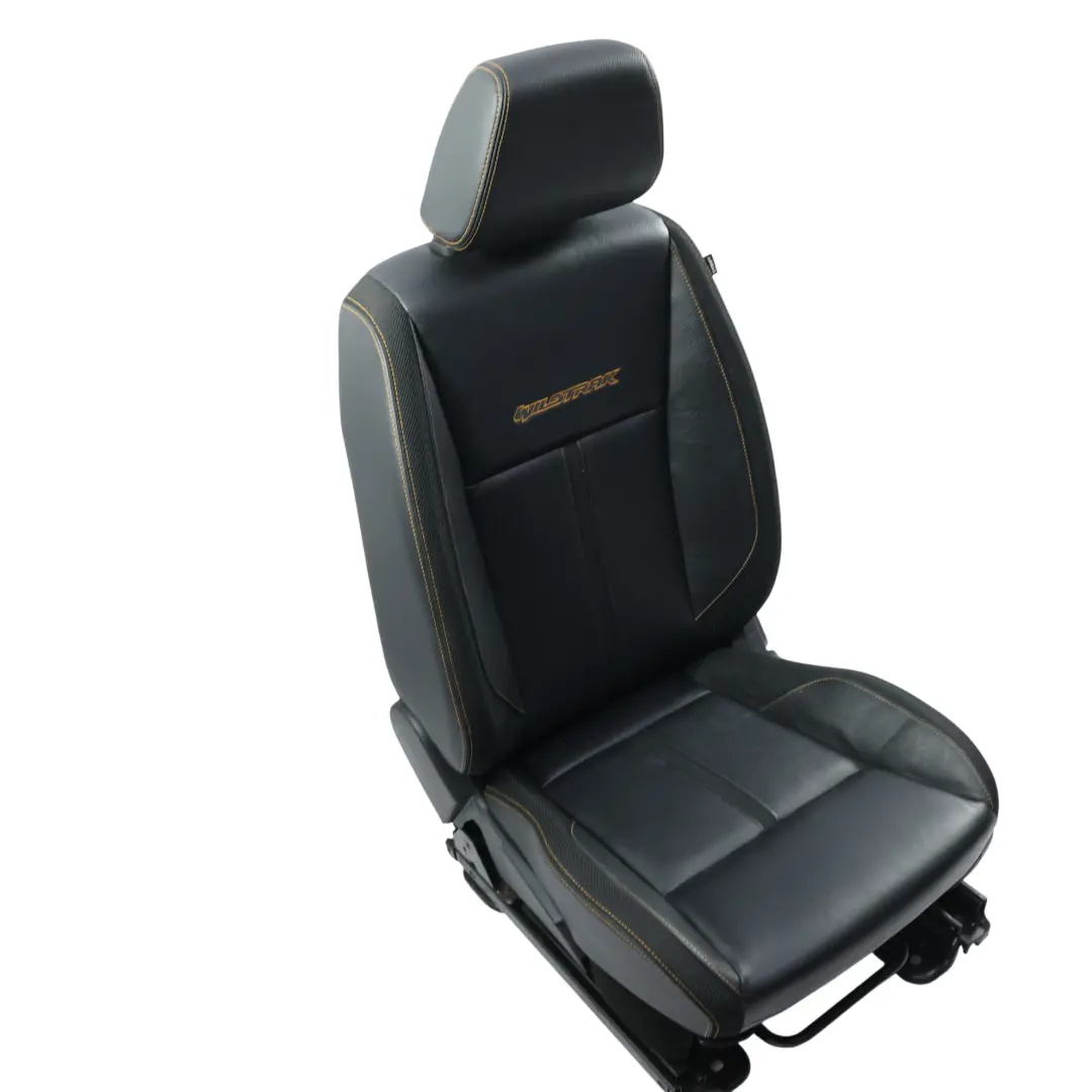 Mk6 Front Seat Left N/S Cloth Leather Mettle Ebony Black to Ford Ranger Wildtrak with Part number 2398726 Ford Ranger Wildtrak Mk6 Front Seat Left N/S Cloth Leather Mettle Ebony Black - SKU RHD-2398726 - Part number 2398726