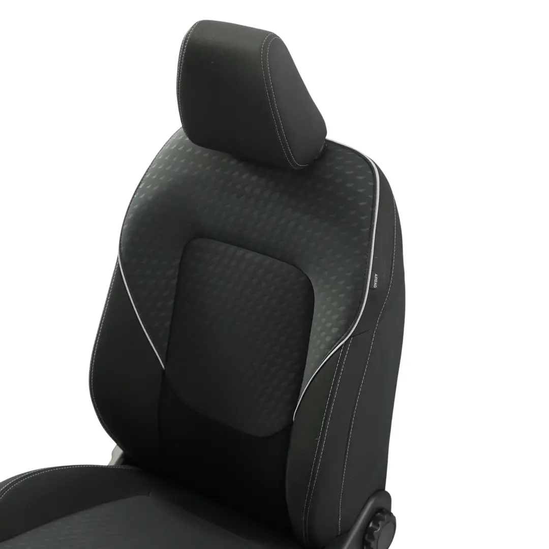 Ford Fiesta Mk8 Front Seat Left N/S Cloth Fabric Domo Dynamo Ebony - SKU 2399539 - Part number 2399539