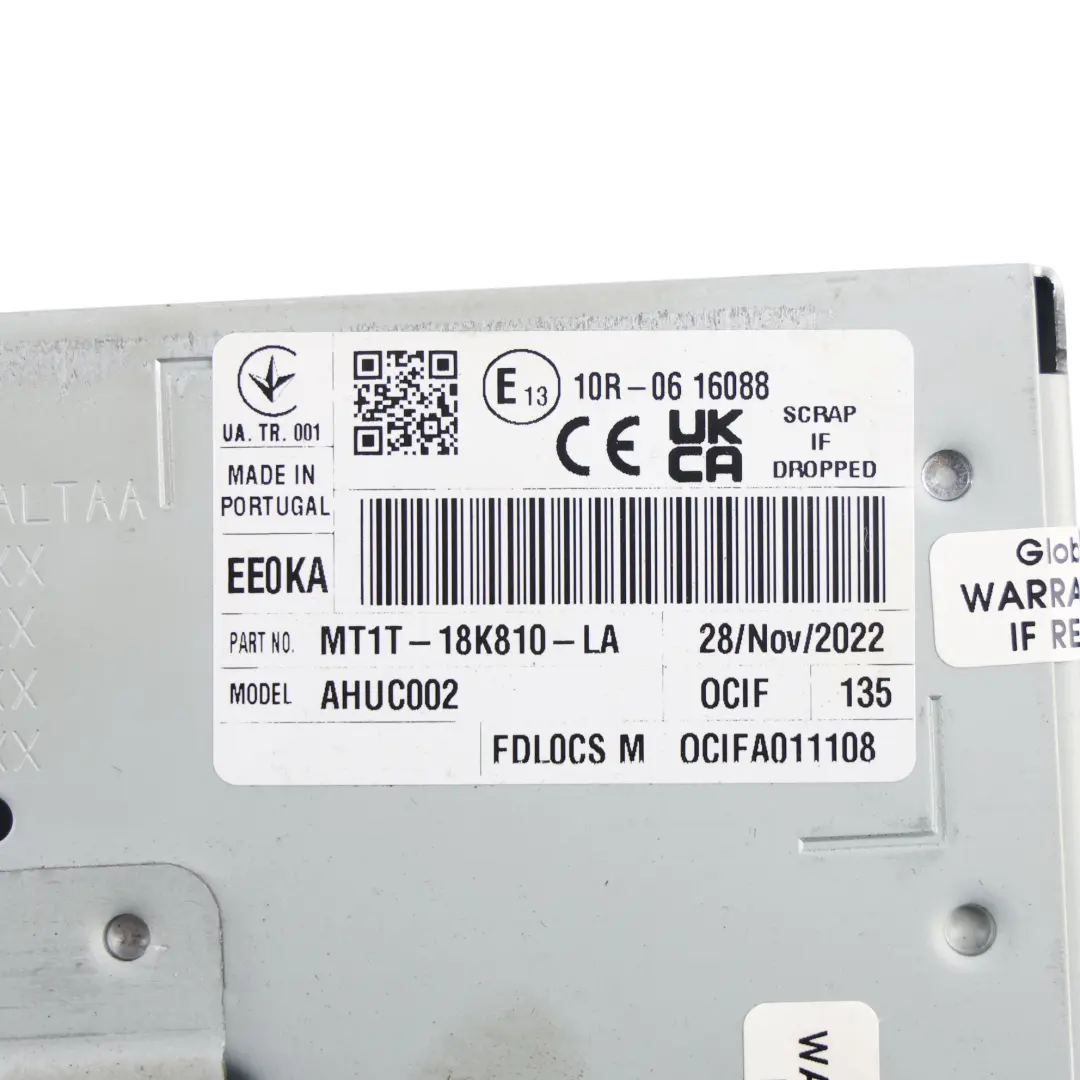 Ford Transit Connect Mk2 Radio Stereo Sat Nav Head Unit Module - SKU 2628199 - Part number 2628199