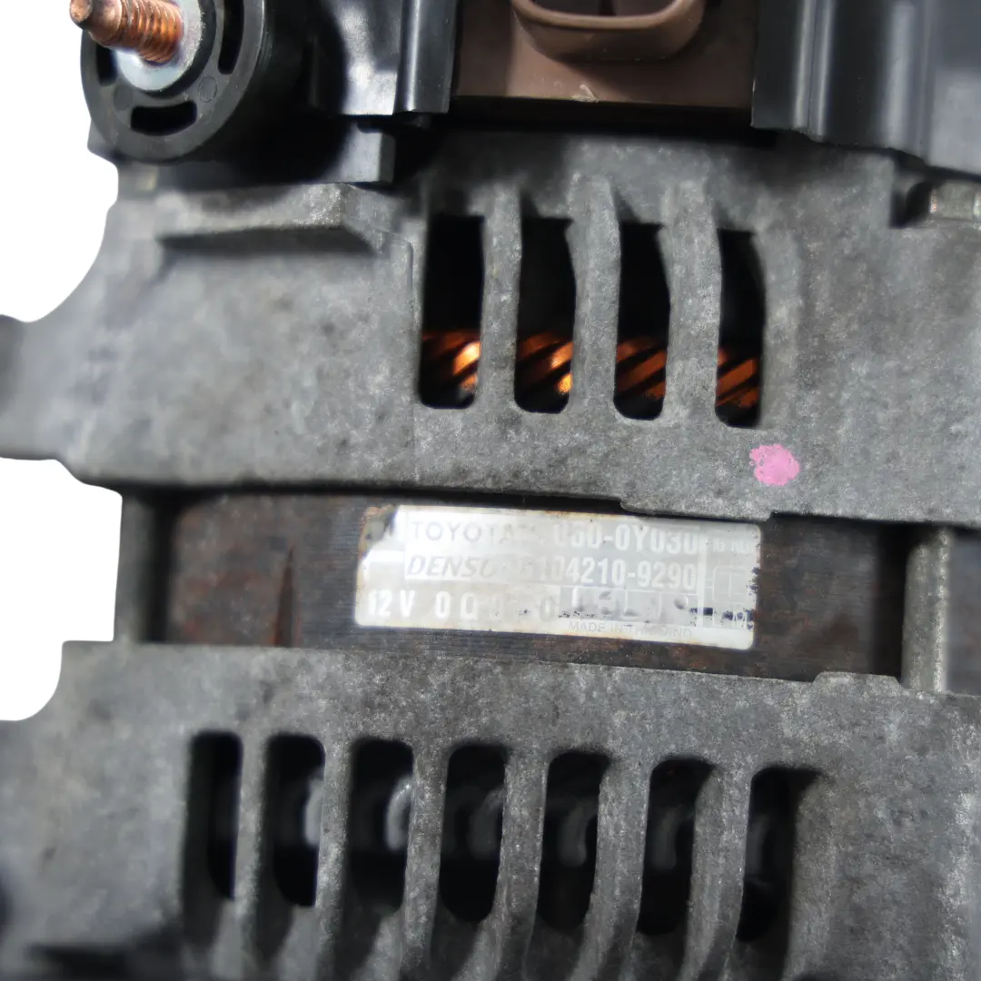 Alternator 1.3 VVT-i 100HP Petrol Generator Module to Toyota Yaris P9 with Part number 270600Y030 Toyota Yaris P9 Alternator 1.3 VVT-i 100HP Petrol Generator Module - SKU 270600Y030 - Part number 270600Y030