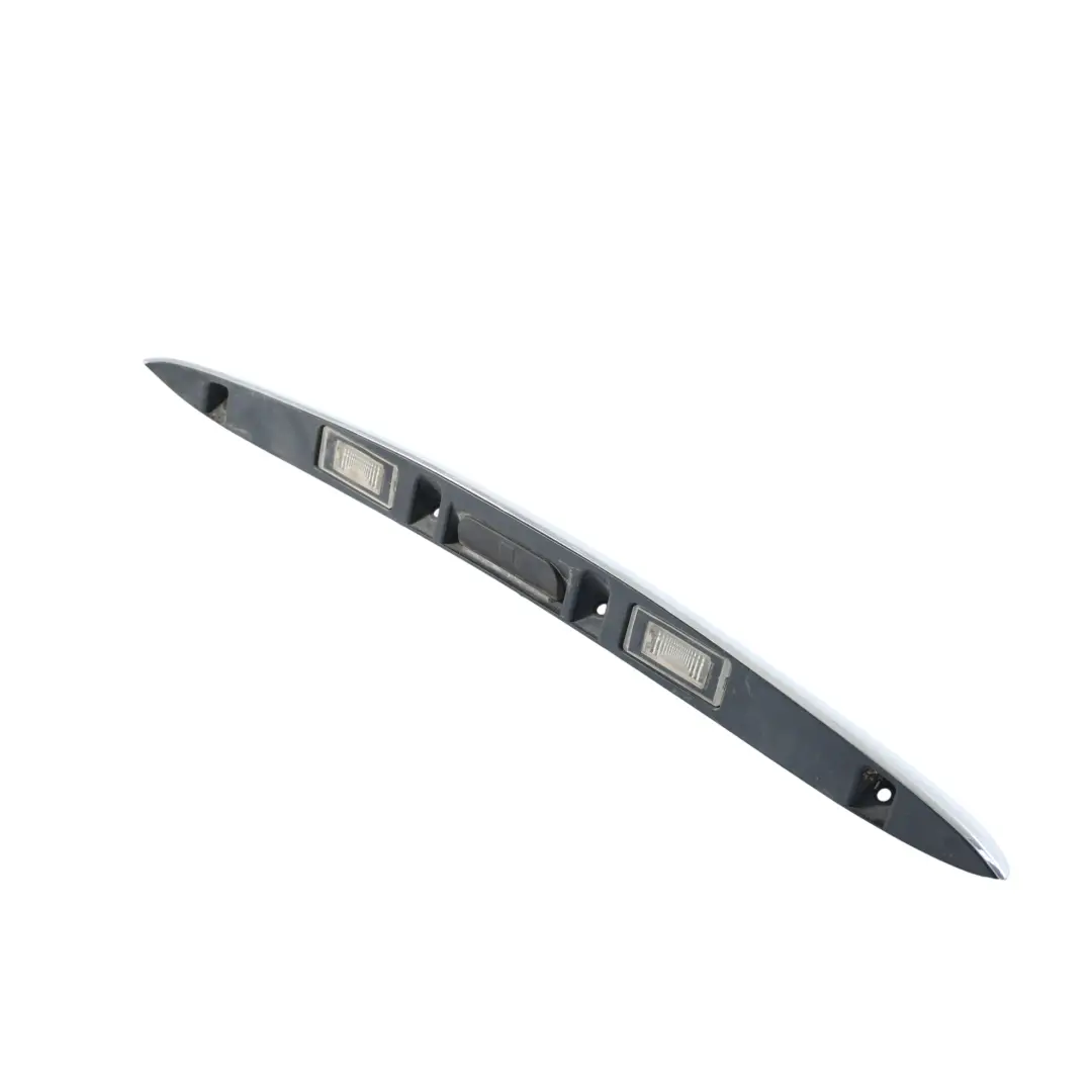 Heckklappe Griff Zierleiste Leiste Silber für Mini R56 mit Teilenummer 2753602 Mini R56 Heckklappe Griff Zierleiste Leiste Silber - SKU 2753602-1 - Teilenummer 2753602