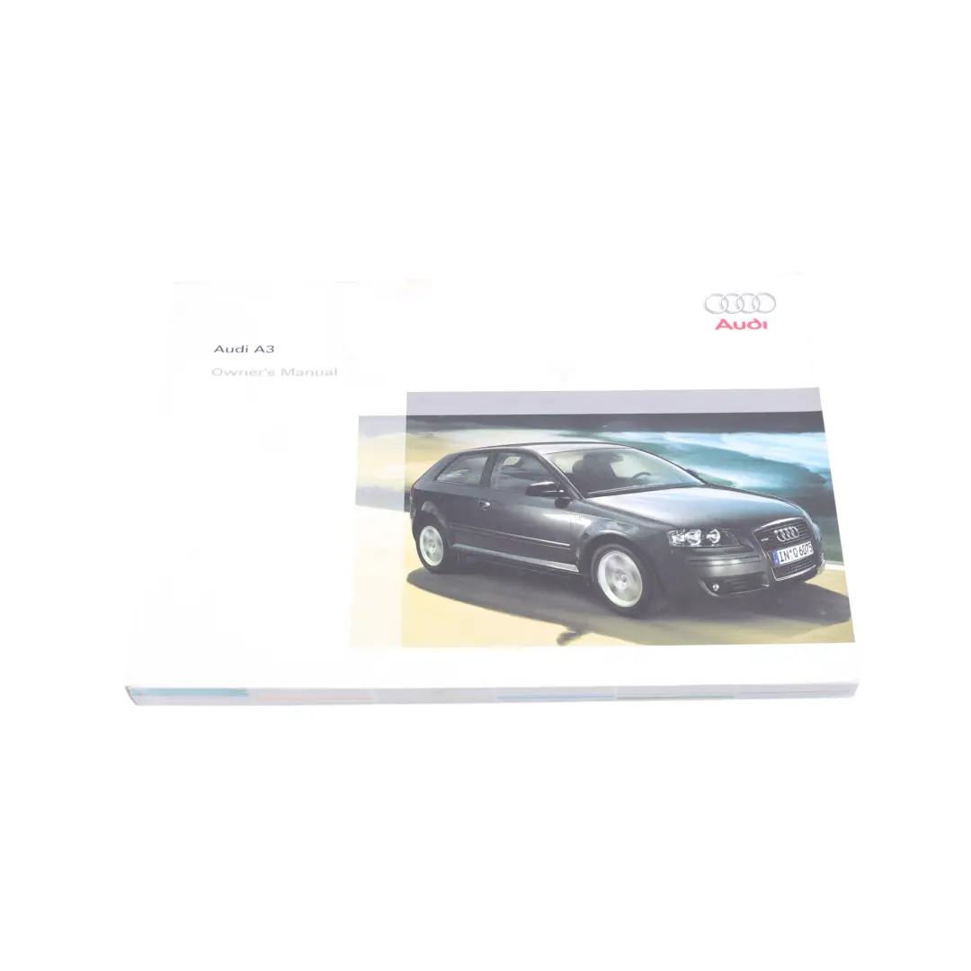 Audi A3 8P Owner's Handbook Book Instructions Manual Case Wallet - SKU 2755618P1 - Part number 2755618P1