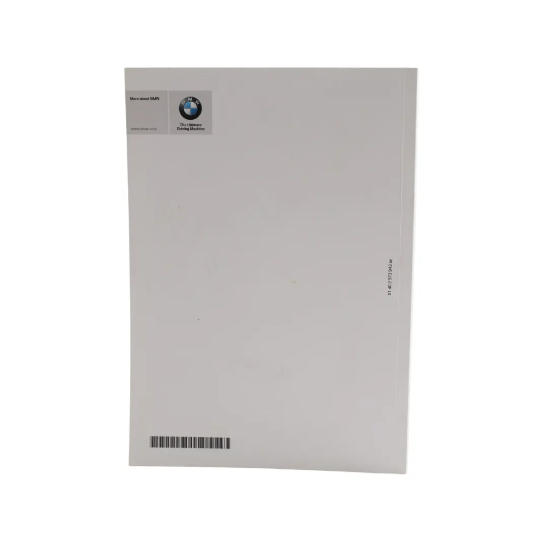 BMW F36 Owner's Handbook Book Booklet Instructions Manual Case Wallet - SKU 2973943 - Part number 2973943