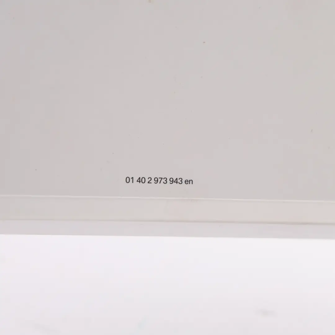 BMW F36 Owner's Handbook Book Booklet Instructions Manual Case Wallet - SKU 2973943 - Part number 2973943