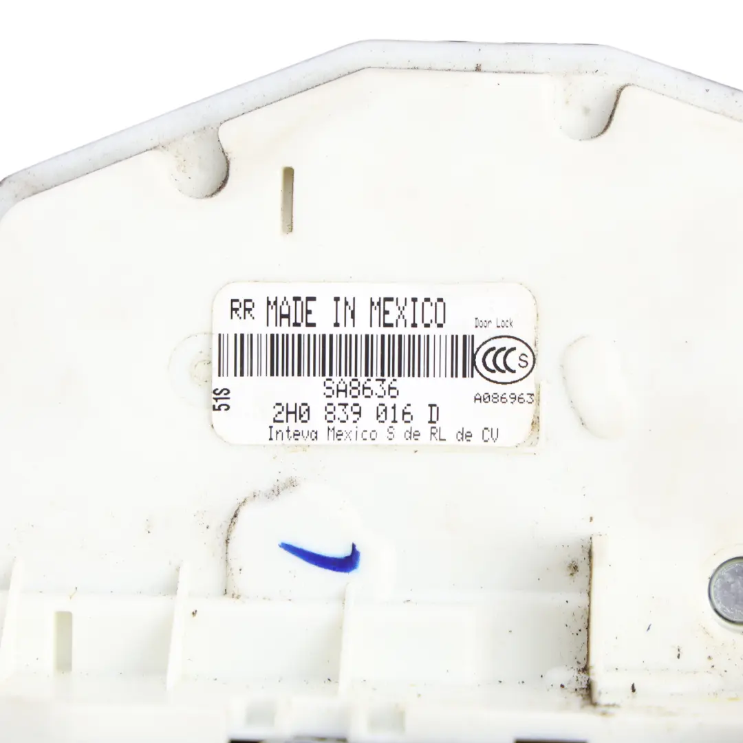 2H Serrure Porte Actionneur Arrière Droite pour Volkswagen Amarok à propos du numéro de pièce 2H0839016D Volkswagen Amarok 2H Serrure Porte Actionneur Arrière Droite - SKU 2H0839016D - Numéro de pièce 2H0839016D