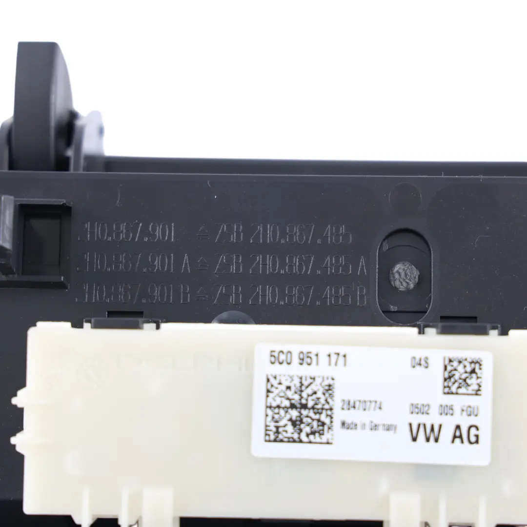 2H Roof Headliner Trim Storage Alarm Module Unit to Volkswagen Amarok with Part number 2H0867485A Volkswagen Amarok 2H Roof Headliner Trim Storage Alarm Module Unit - SKU 2H0867485A - Part number 2H0867485A