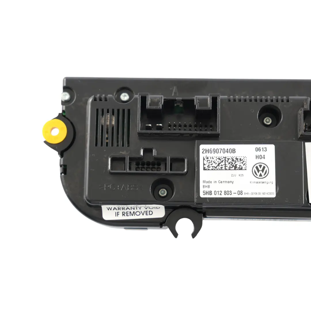 Volkswagen Amarok 2H Heater Control Unit HVAC A/C Button Switch - SKU 2H6907040B - Part number 2H6907040B
