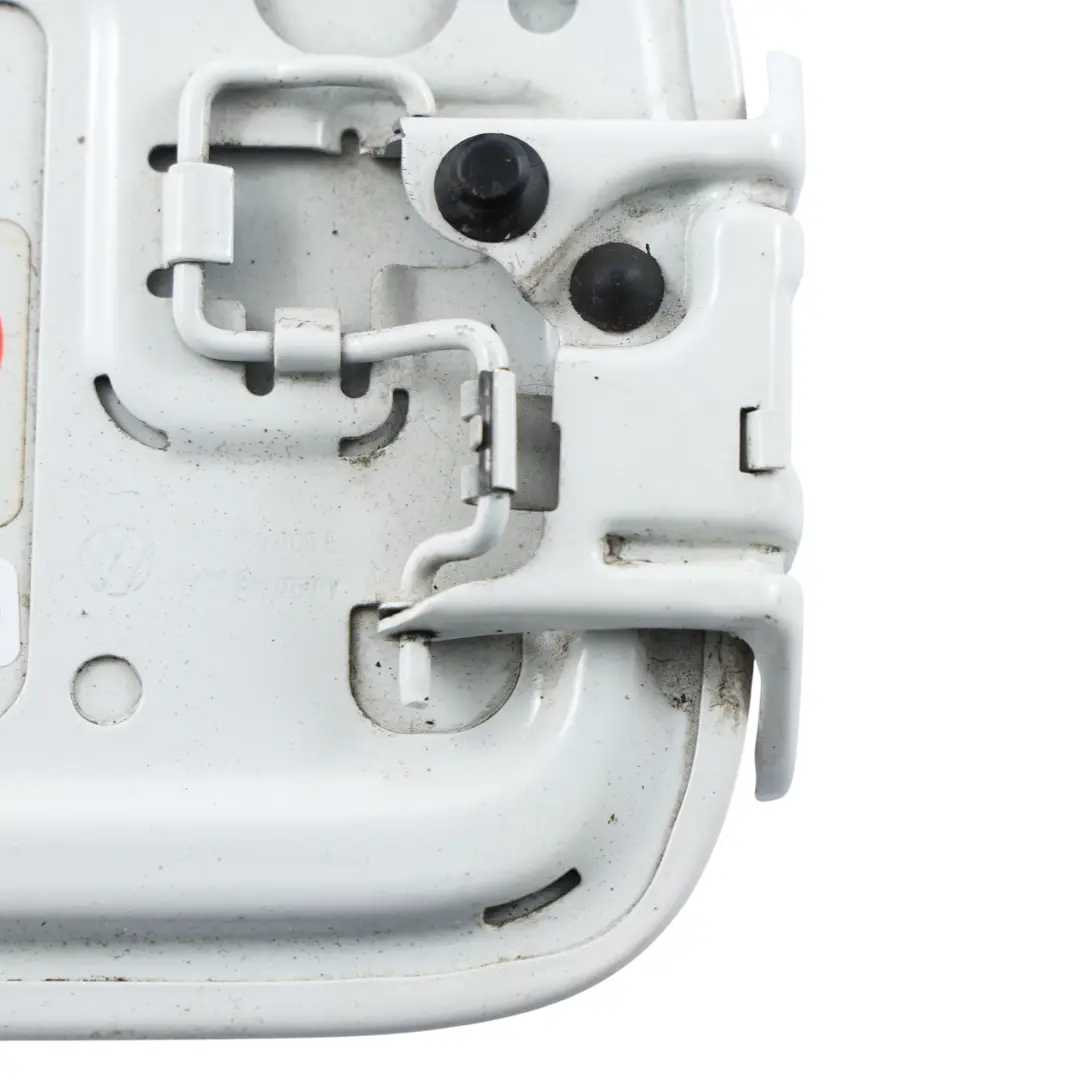 Volkswagen Caddy 2K Fuel Tank Filler Flap Candy Cortina White - B9A E - SKU 2K0809905-CWH - Part number 2K0809905